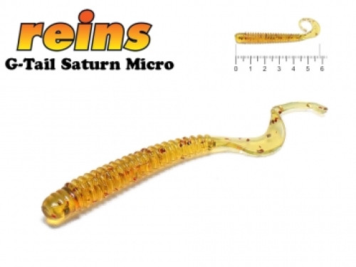 Силікон Reins G-Tail Saturn Micro 2,0" 598 Motor Oil Red Gold